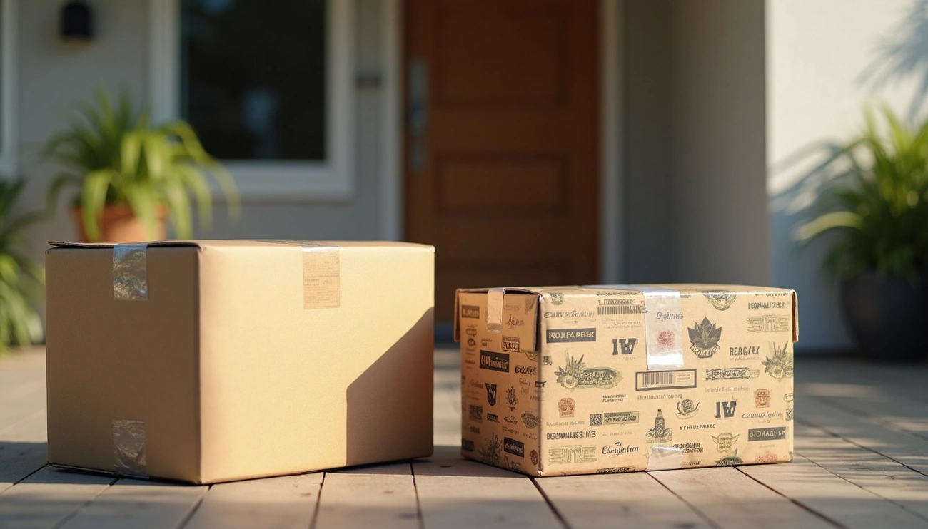 Diskrete Lieferung von laborgeprüften Hanf Snacks direkt nach Hause durch den Premium THC Store Expressversand